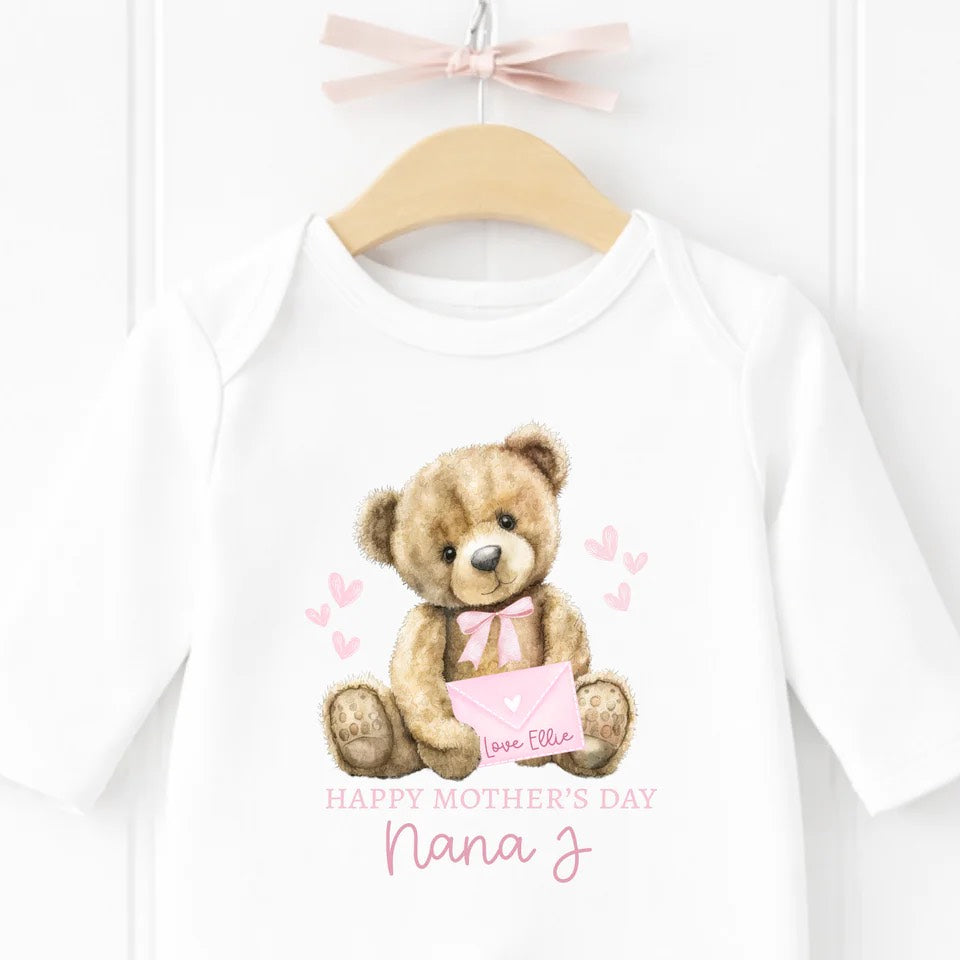Personalised Baby Bodysuit – Custom Name Baby Romper (Newborn–18 Months)