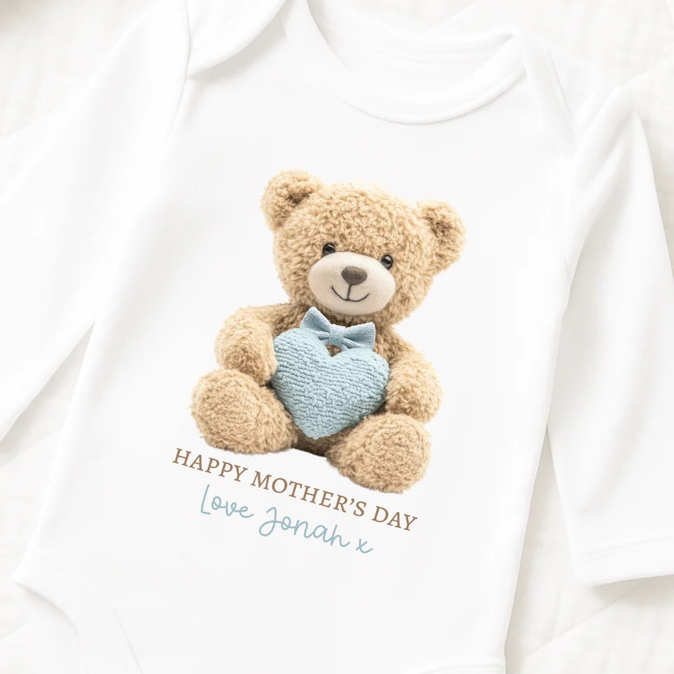 Personalised Baby Bodysuit – Custom Name Baby Romper (Newborn–18 Months)
